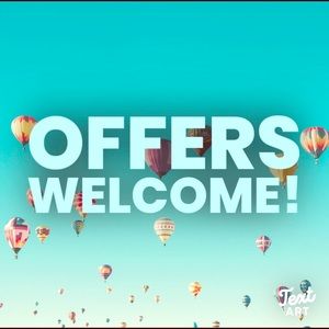 Offers welcome! 🎉